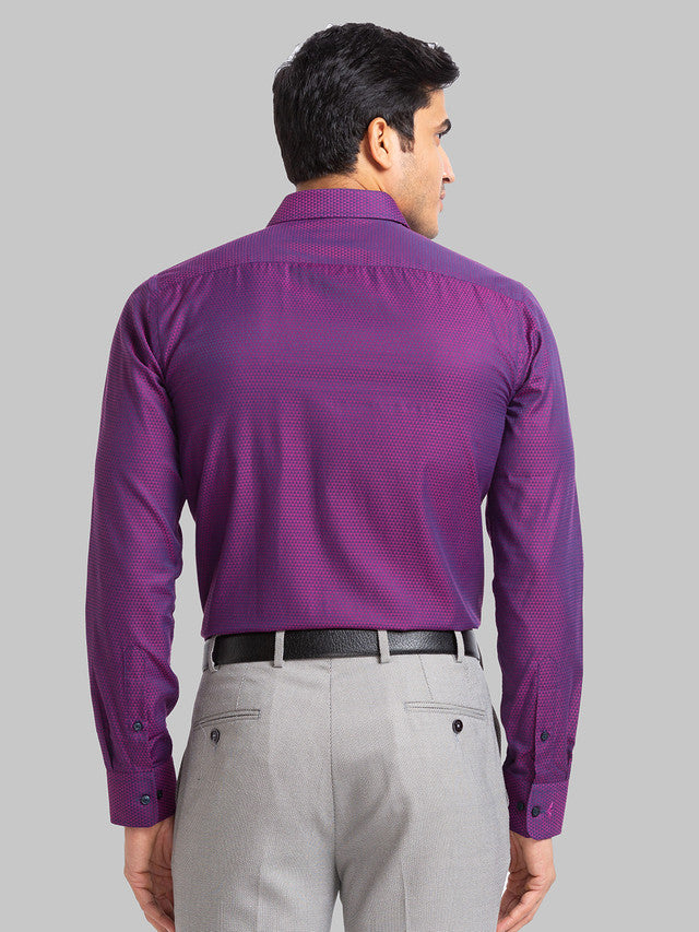 Park Avenue Purple Formal Shirt