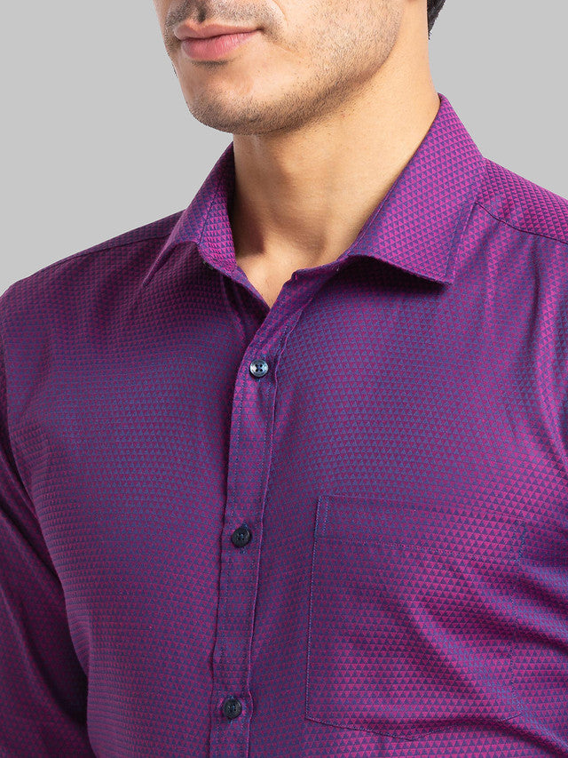 Park Avenue Purple Formal Shirt