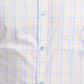 Park Avenue Men White Checkered Slim Fit Cotton Formal Shirt