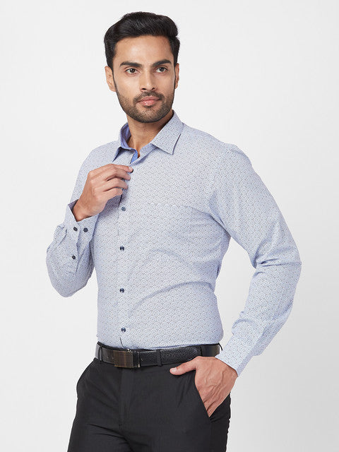 Park Avenue Blue Formal Shirt