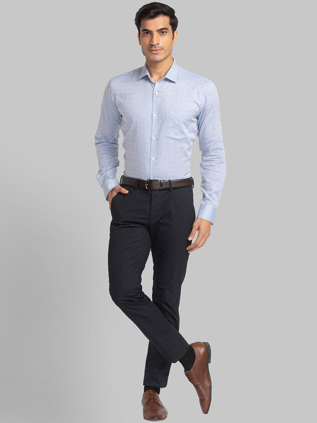 Park Avenue Blue Formal Shirt