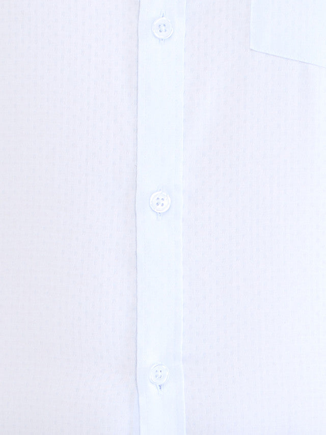 Park Avenue Blue Structure Slim Fit Cotton Formal Shirt