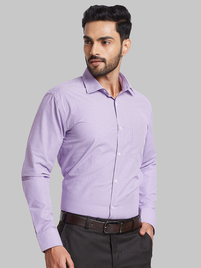 Park Avenue Purple Formal Shirt