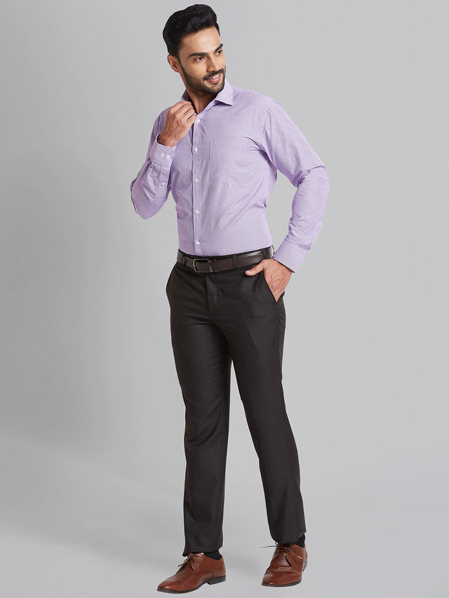 Park Avenue Purple Formal Shirt