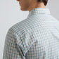 Men Green Slim Fit Checks Cotton Shirts