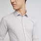 Men Green Slim Fit Checks Cotton Shirts