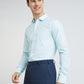 Men Slim Fit Blue Shirt