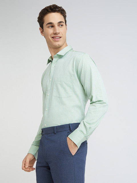 Men Slim Fit Blue Shirt