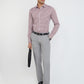 Men Maroon Slim Fit Checks Cotton Shirts