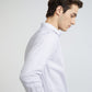 Men Violet Slim Fit Stripe Cotton Shirts