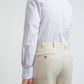 Men Violet Slim Fit Stripe Cotton Shirts