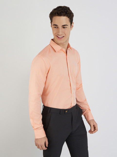 Men Slim Fit Fawn Shirt