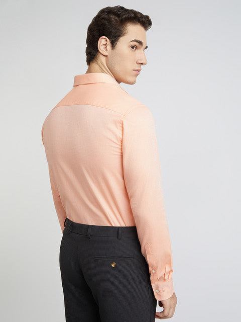 Men Slim Fit Fawn Shirt