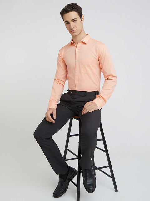 Men Slim Fit Fawn Shirt