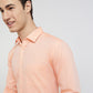 Men Slim Fit Fawn Shirt