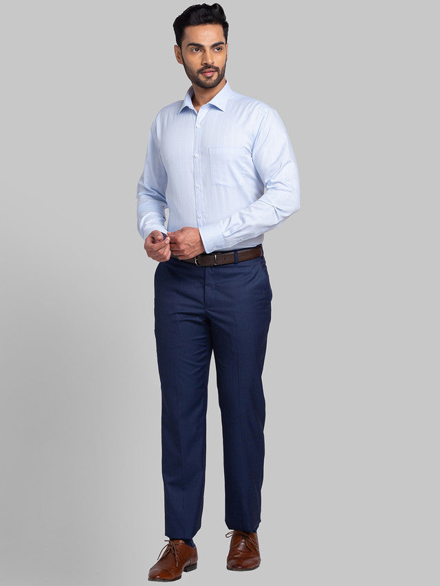 Park Avenue Blue Formal Shirt