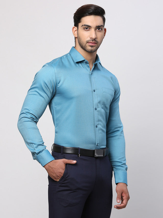 Park Avenue Blue Formal Shirt