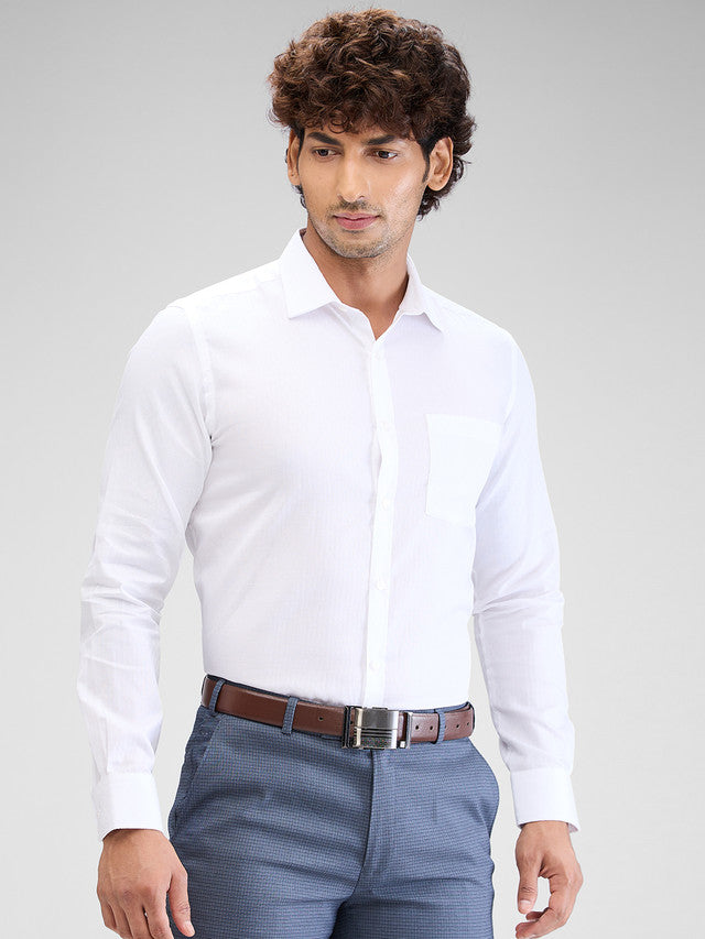 Park Avenue White Formal Shirt