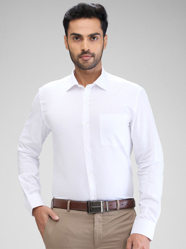 Park Avenue White Formal Shirt