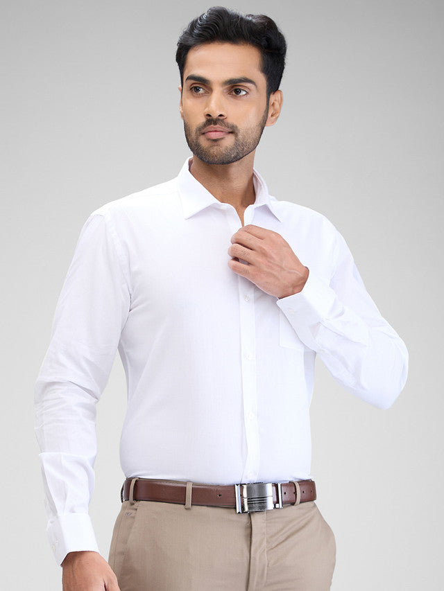 Park Avenue White Formal Shirt