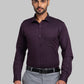 Park Avenue Purple Formal Shirt