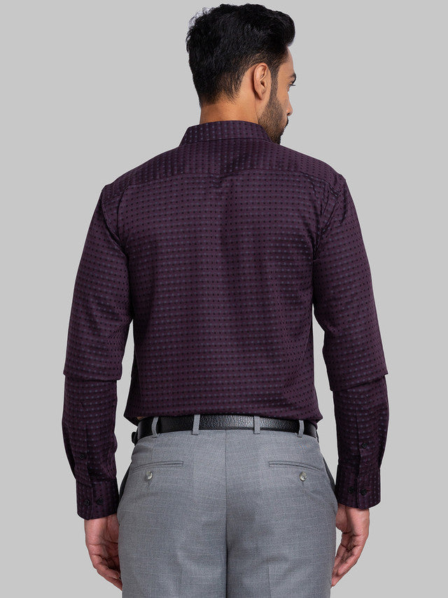 Park Avenue Purple Formal Shirt