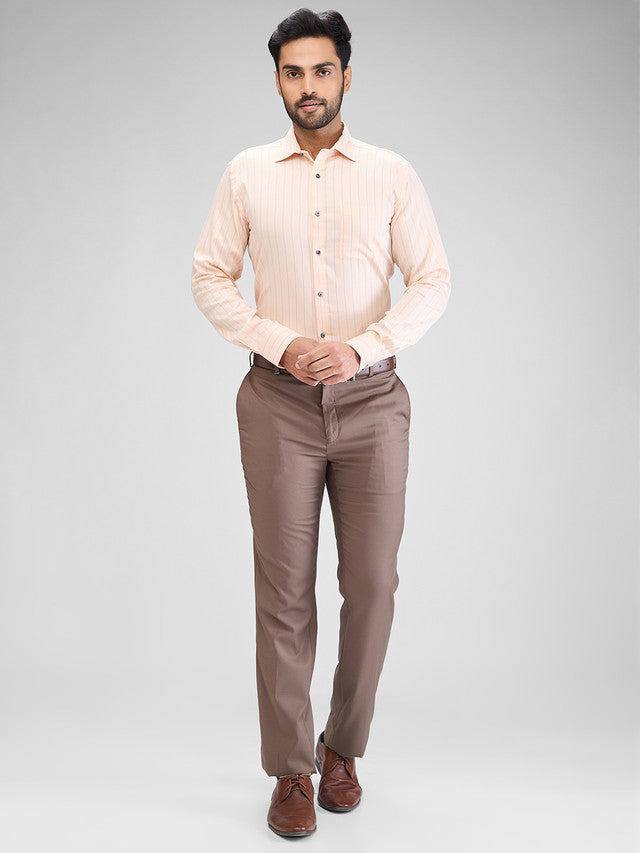 Park Avenue Orange Formal Shirt