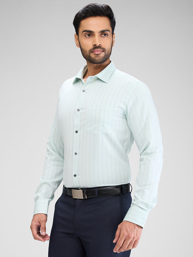 Park Avenue Green Formal Shirt