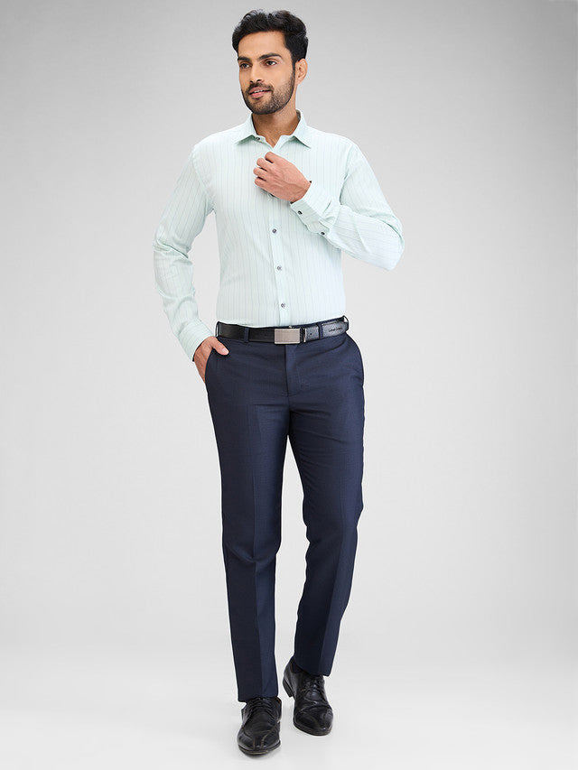 Park Avenue Green Formal Shirt