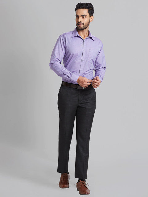 Park Avenue Purple Formal Shirt 
