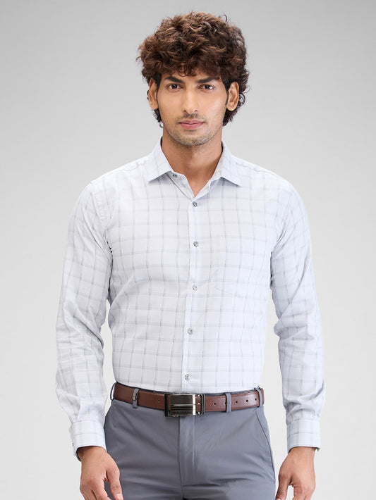 Park Avenue Grey Formal Shirt