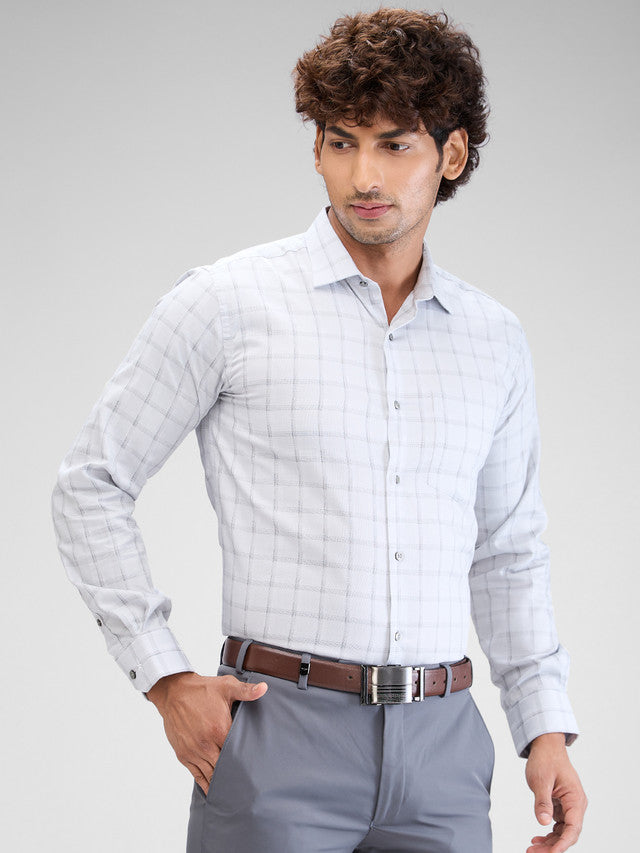 Park Avenue Grey Formal Shirt