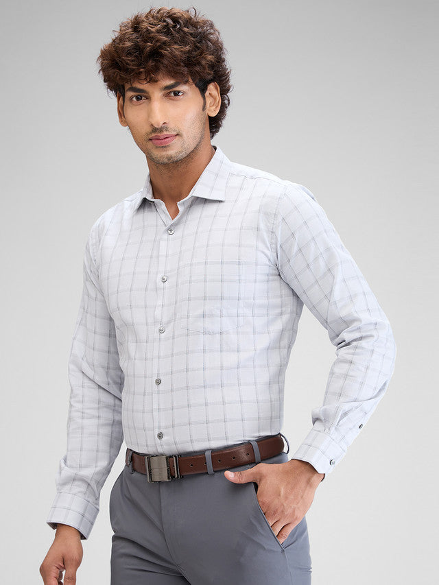 Park Avenue Grey Formal Shirt