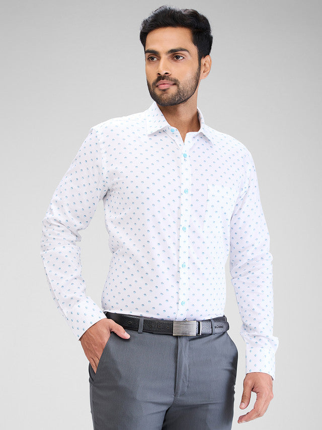 Park Avenue Blue Formal Shirt