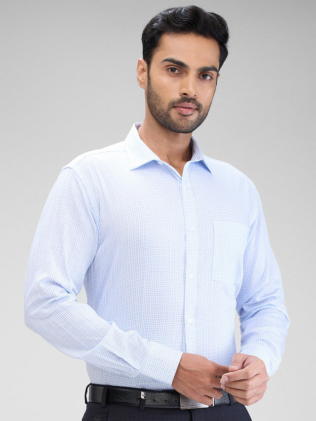 Park Avenue Blue Formal Shirt