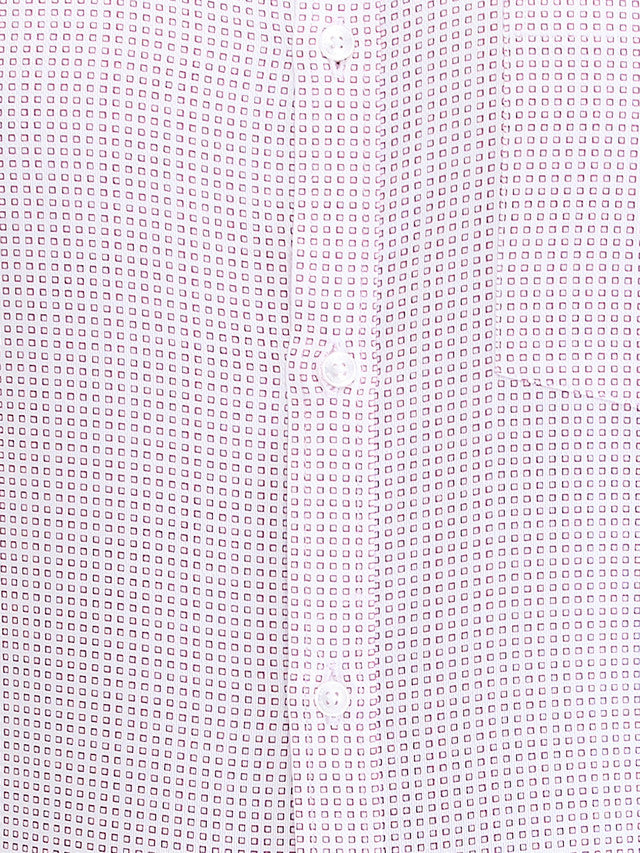 Park Avenue Men Pink Printed Slim Fit Cotton Formal Shirt