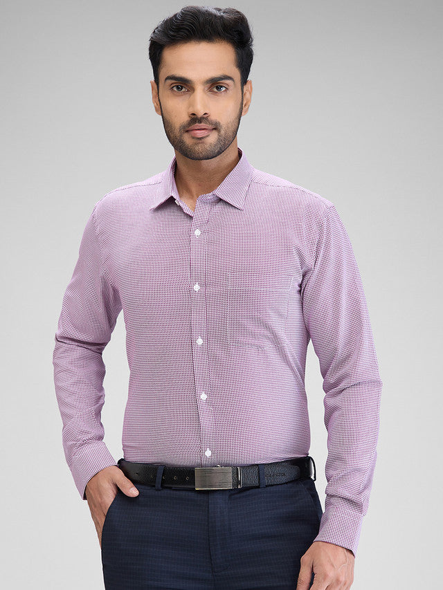 Park Avenue Purple Formal Shirt