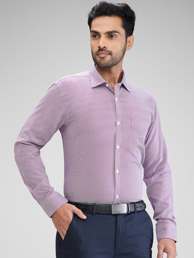 Park Avenue Purple Formal Shirt