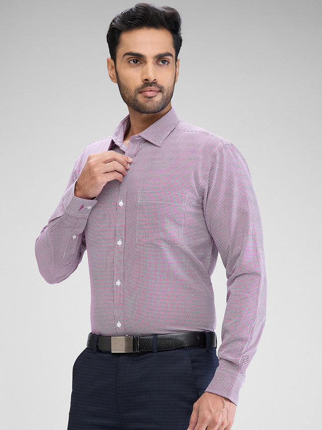 Park Avenue Purple Formal Shirt