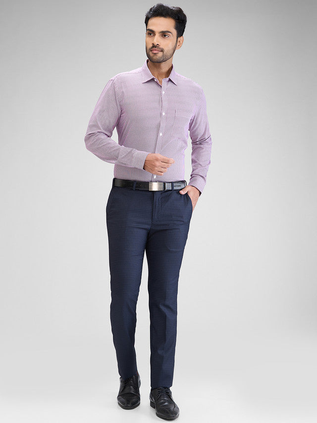 Park Avenue Purple Formal Shirt