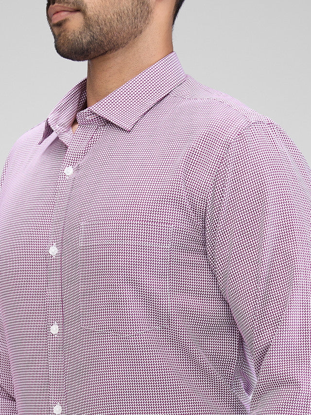 Park Avenue Purple Formal Shirt