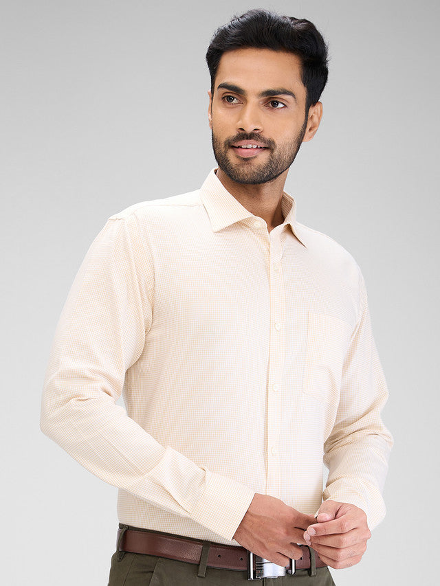 Park Avenue Beige Formal Shirt