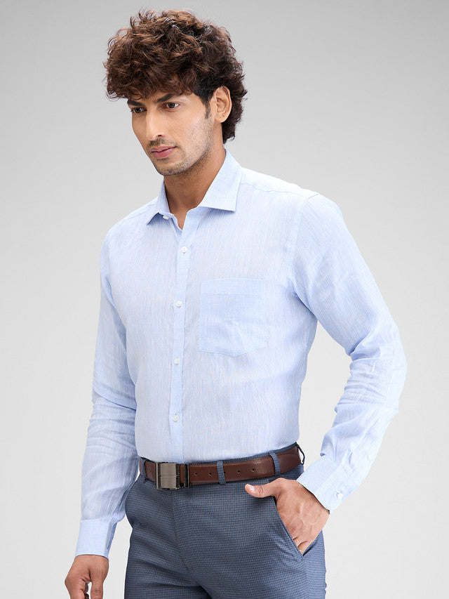 Park Avenue Blue Formal Shirt