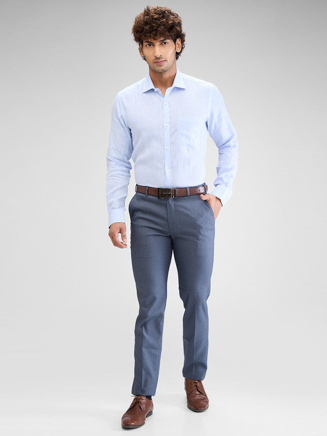 Park Avenue Blue Formal Shirt