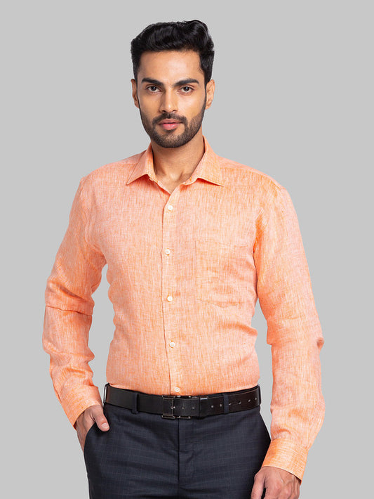 Park Avenue Orange Formal Shirt