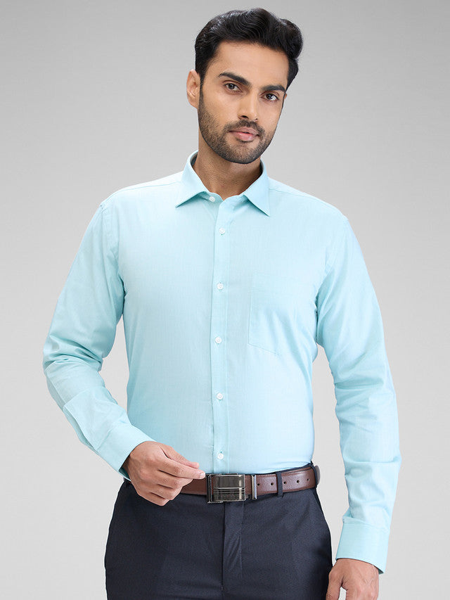 Park Avenue Green Formal Shirt