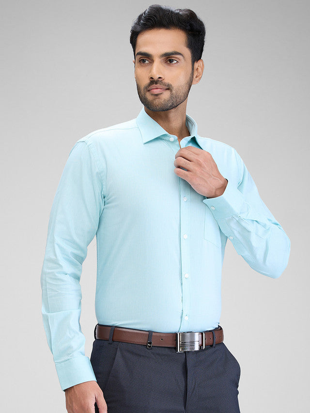 Park Avenue Green Formal Shirt