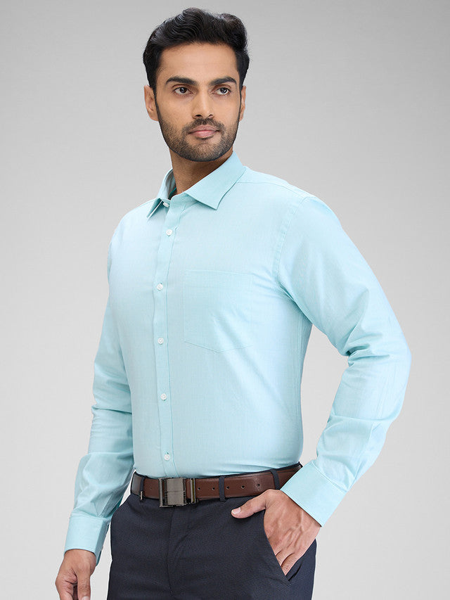 Park Avenue Green Formal Shirt