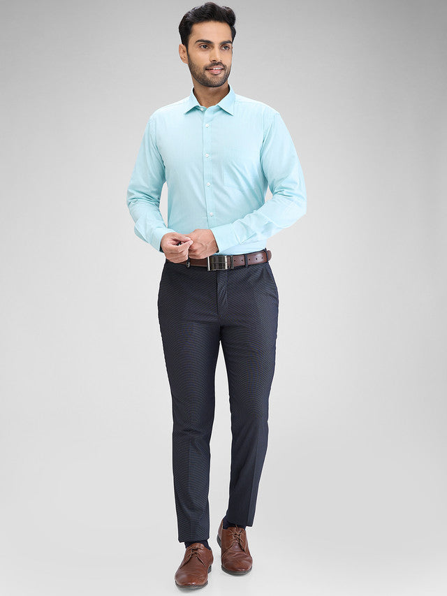 Park Avenue Green Formal Shirt