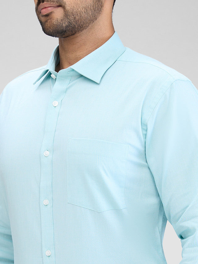 Park Avenue Green Formal Shirt